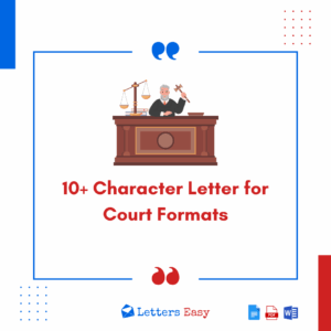 10+ Character Letter for Court Formats, Who Can Write, Essential Elements Explained
