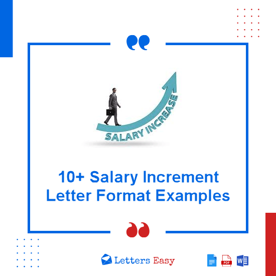 10+ Salary Increment Letter Format - Examples, Wording Ideas