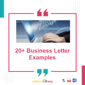 20+ Business Letter - Need, Types, Structure, Examples