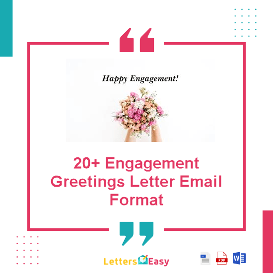 20+ Engagement Greetings Letter - Email Format