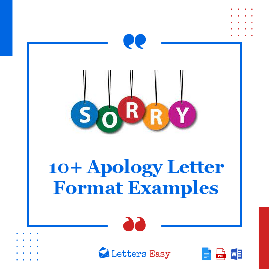 10+ Apology Letter Format - Tips to Write & Examples