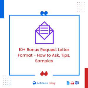 10+ Bonus Request Letter Format - How to Ask, Tips, Samples