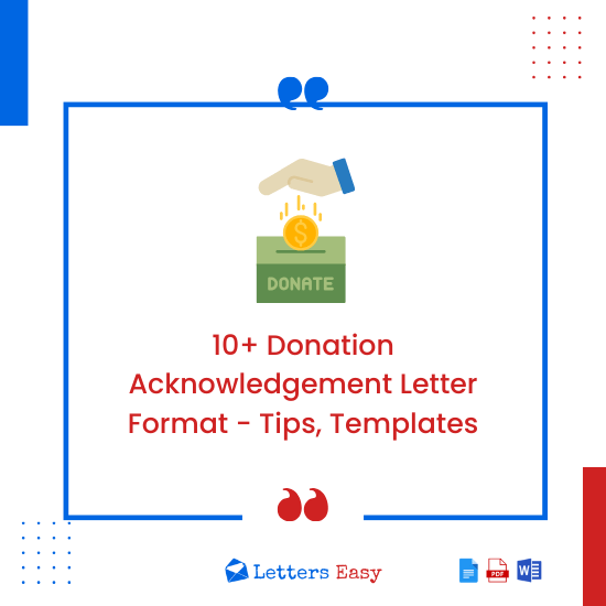 10+ Donation Acknowledgement Letter Format - Tips, Templates