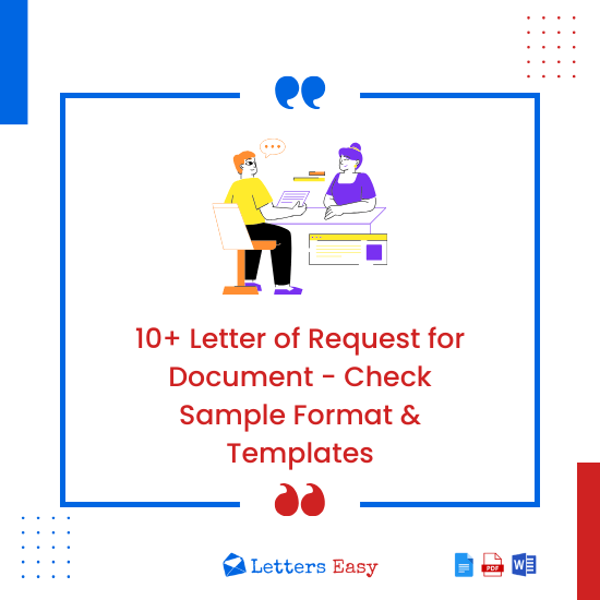 10+ Letter of Request for Document - Check Sample Format & Templates