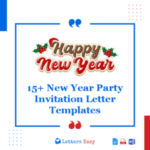 15+ New Year Party Invitation Letter Templates