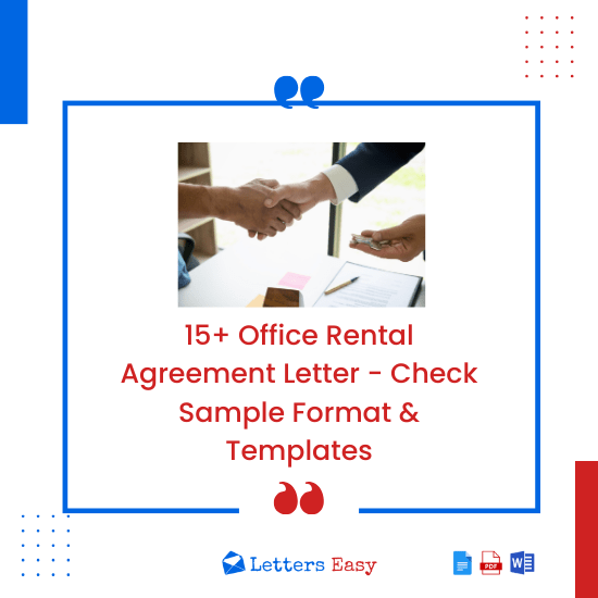 15+ Office Rental Agreement Letter - Check Sample Format & Templates