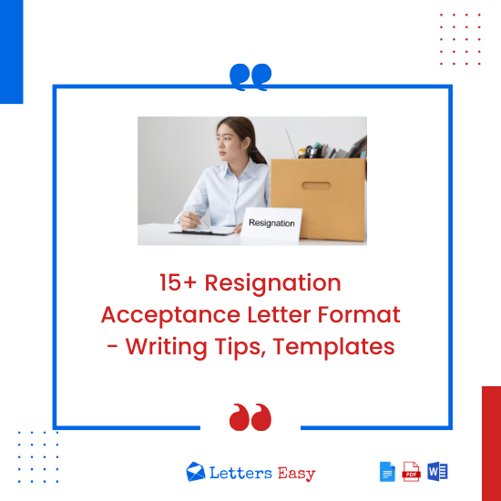 15+ Resignation Acceptance Letter Format - Writing Tips, Templates