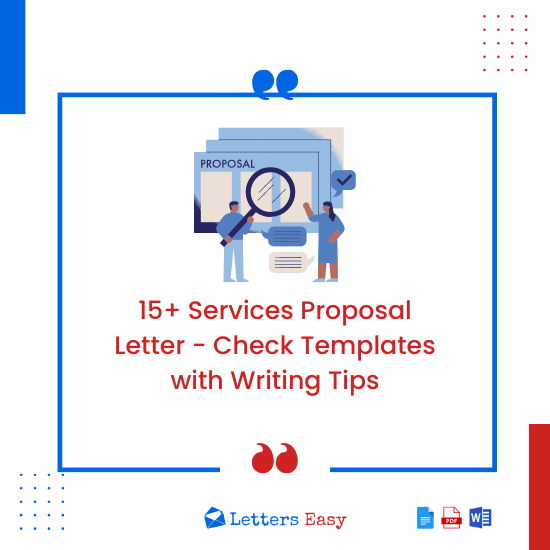 15+ Services Proposal Letter - Check Templates with Writing Tips