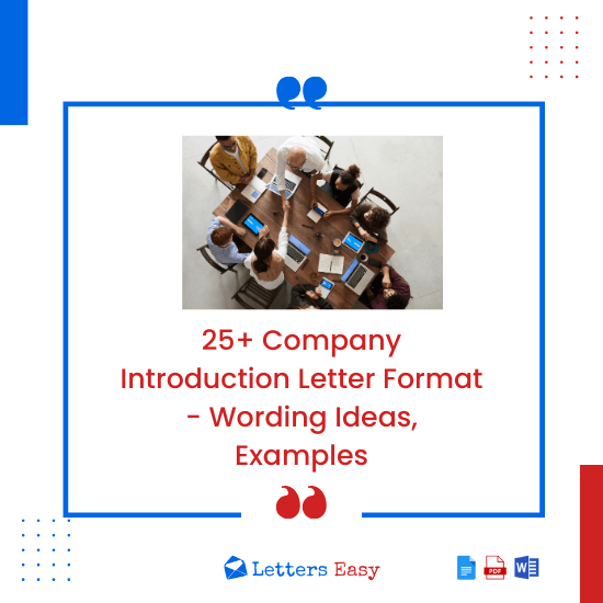 25+ Company Introduction Letter Format - Wording Ideas, Examples