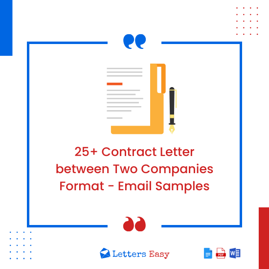 25+ Contract Letter between Two Companies Format - Email Samples
