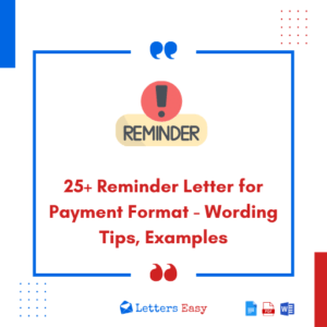 25+ Reminder Letter for Payment Format - Wording Tips, Examples
