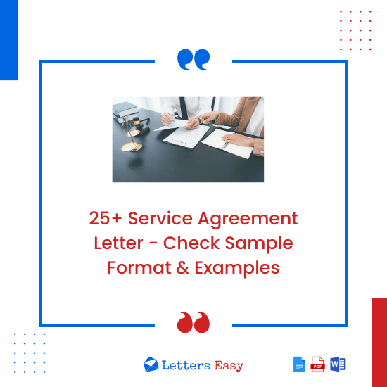 25+ Service Agreement Letter - Check Sample Format & Examples