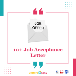 Job Acceptance Letter