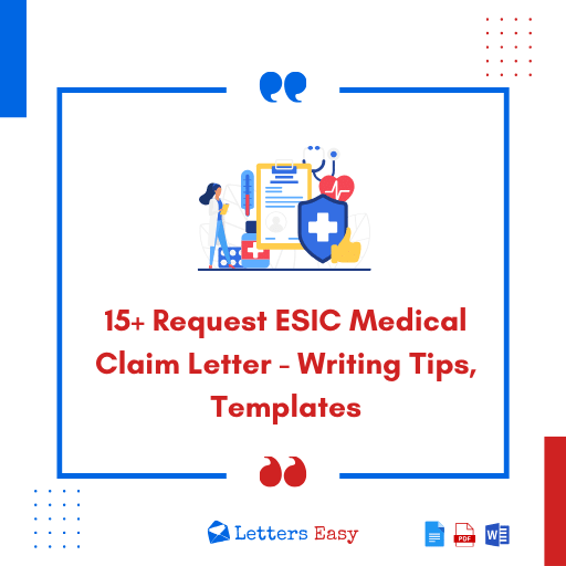 15+ Request ESIC Medical Claim Letter - Writing Tips, Templates