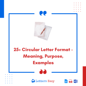 25+ Circular Letter Format - Meaning, Purpose, Examples