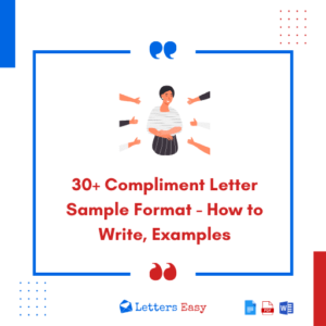 30+ Compliment Letter Sample Format - How to Write, Examples