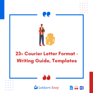 23+ Courier Letter Format - Writing Guide, Templates