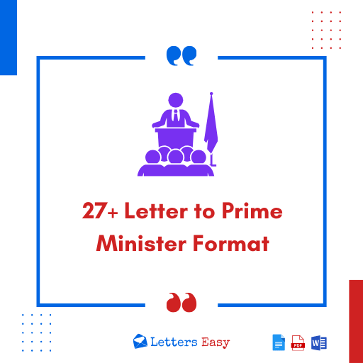 27+ Letter to Prime Minister Format - Examples, Email Template, Phrases