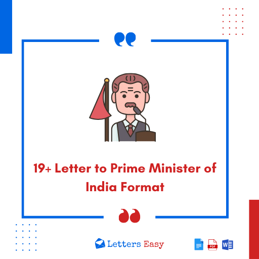 19+ Letter to Prime Minister of India Format, Email Ideas, Examples