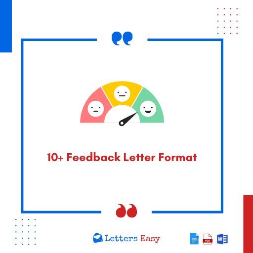 10+ Feedback Letter Format - Tips, Email Template, Examples