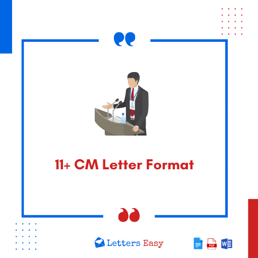 11+ CM Letter Format - How to Write, Templates, Tips