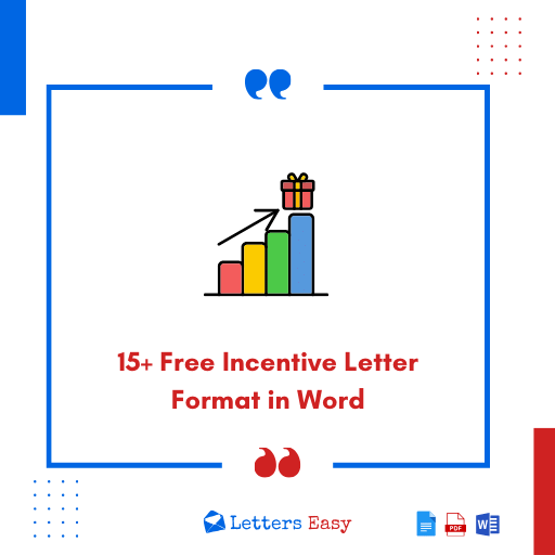 15+ Free Incentive Letter Format in Word | Check Templates, Key Tips