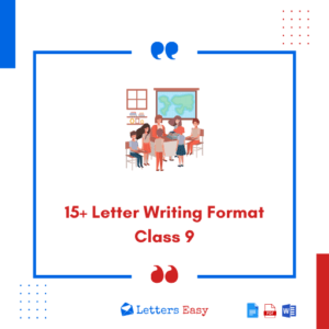 15+ Letter Writing Format Class 9 - Writing Tips, Format, Examples