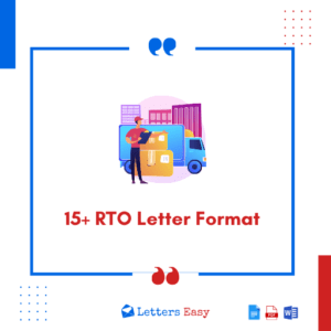 15+ RTO Letter Format - Samples, Email Template, Wording Ideas