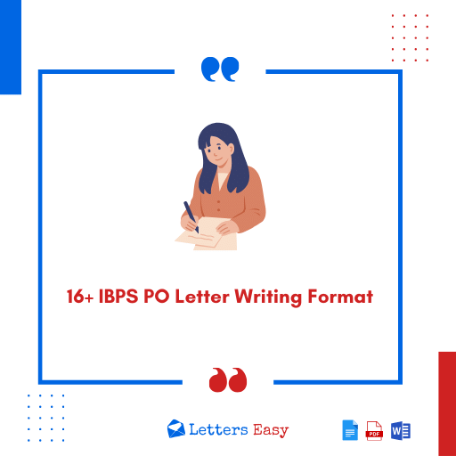 16+ IBPS PO Letter Writing Format, Templates, Tips for Exams