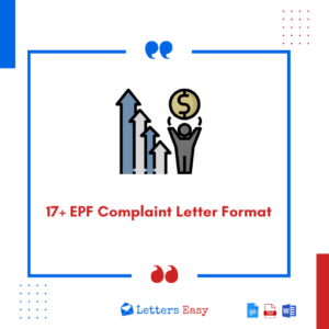 17+ EPF Complaint Letter Format - Writing Steps, Templates