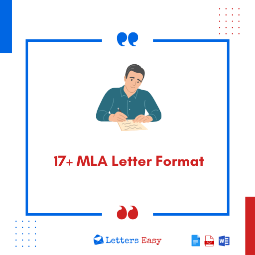 17+ MLA Letter Format, Examples, Email Template, Wording Ideas