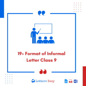 19+ Format of Informal Letter Class 9 - Templates, Email Ideas, Tips