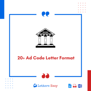 20+ Ad Code Letter Format - Meaning, Purpose, Examples