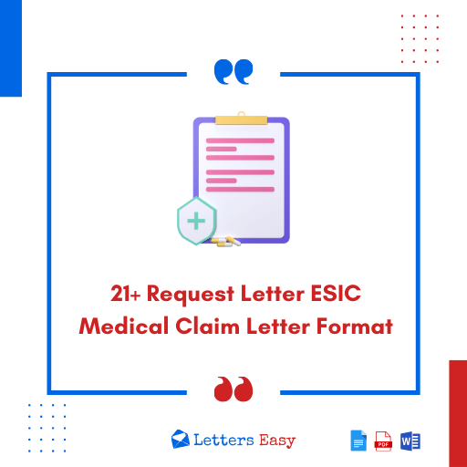 21+ Request Letter ESIC Medical Claim Letter Format & Email Ideas