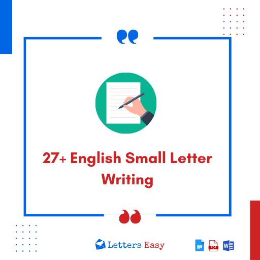 27+ English Small Letter Writing - How to Write, Templates