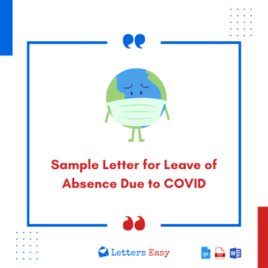 Sample Letter for Leave of Absence Due to COVID - Check 20+ Examples