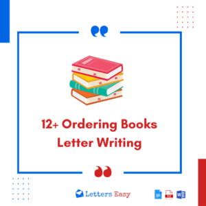12+ Ordering Books Letter Writing - What to Write, Tips, Examples