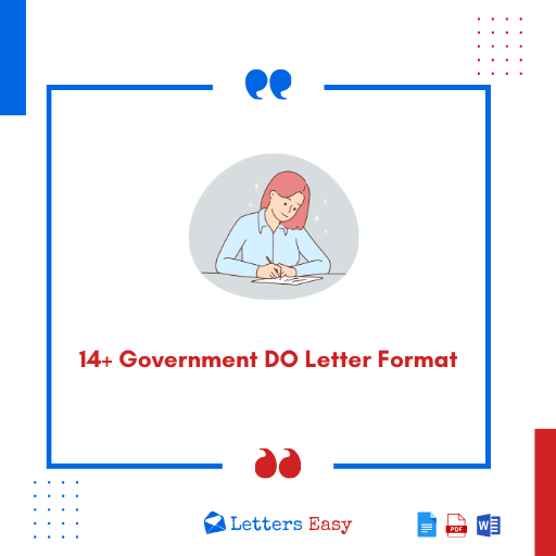 14+ Government DO Letter Format - What to Write, Templates