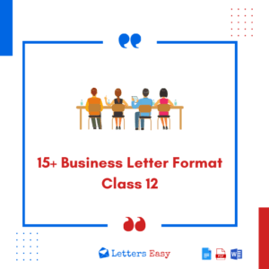 15+ Business Letter Format Class 12 - Explore Writing Tips, Examples
