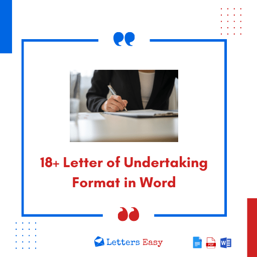 18+ Letter of Undertaking Format in Word - Check Templates, Tips