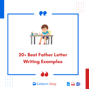 20+ Best Father Letter Writing Examples with Format