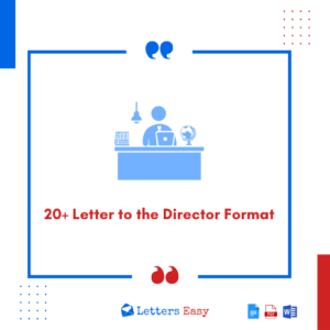 20+ Letter to the Director Format - Check Wording Ideas, Examples