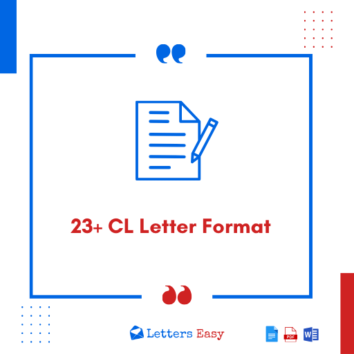 23+ CL Letter Format - Check Elements, Templates