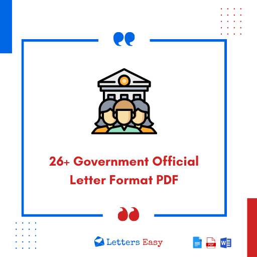 26+ Government Official Letter Format PDF | Examples