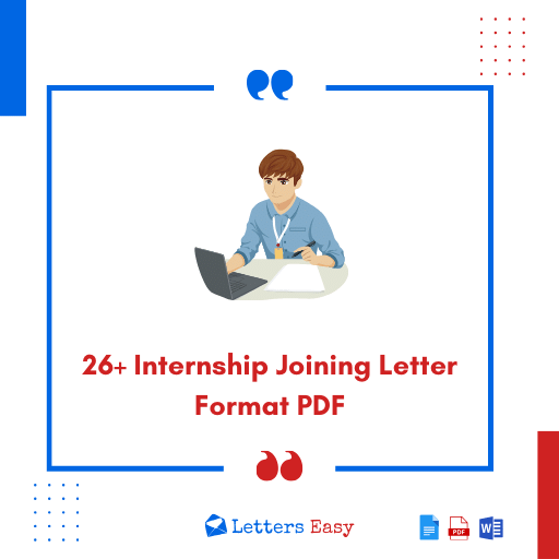 26+ Internship Joining Letter Format PDF - Tips, Templates