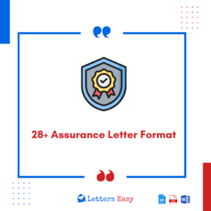28+ Assurance Letter Format - How to Start, Examples, Email Template