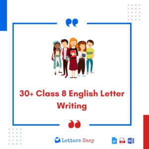 30+ Class 8 English Letter Writing Topics, How to Write, Examples