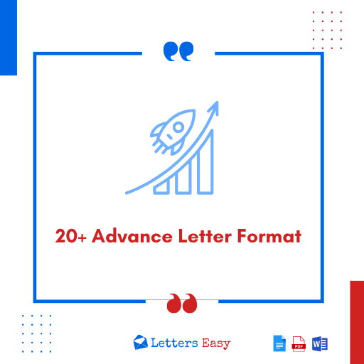 20+ Advance Letter Format - Know How to Write, Templates