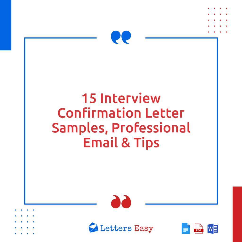 15+ Interview Call Letter Format - How to Write, Tips, Templates ...